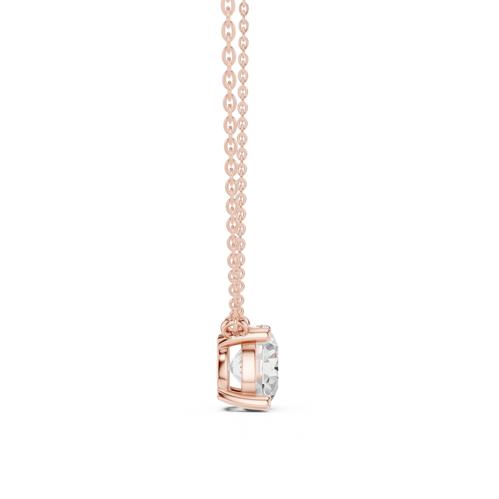 Round Cut Diamond Solitaire Pendant – P1134RD