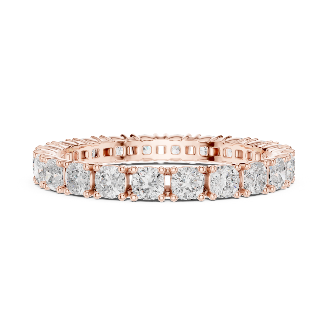 Cushion Square 1.24 ctw Diamond Eternity Band - B1180