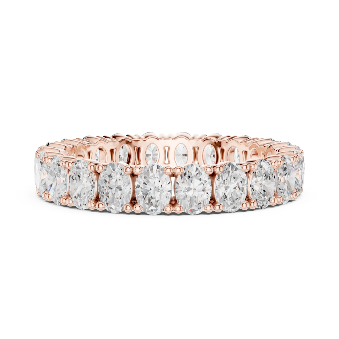 Classic Oval Cut 1.92 ctw Diamond Eternity Band - B1181