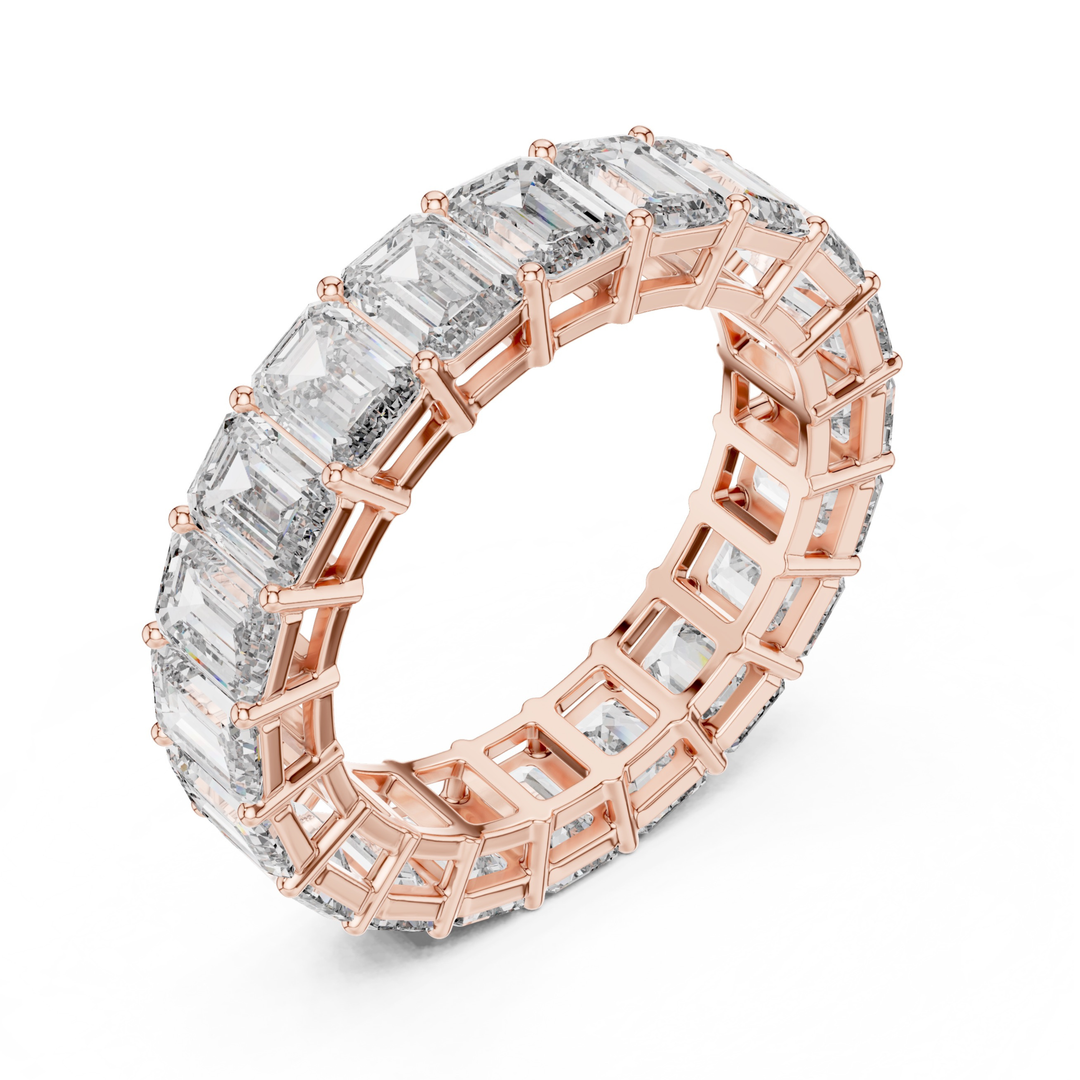 Emerald Cut 6 ctw Diamond Eternity Band - B1123