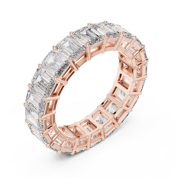 Emerald Cut 6 ctw Diamond Eternity Band - B1123