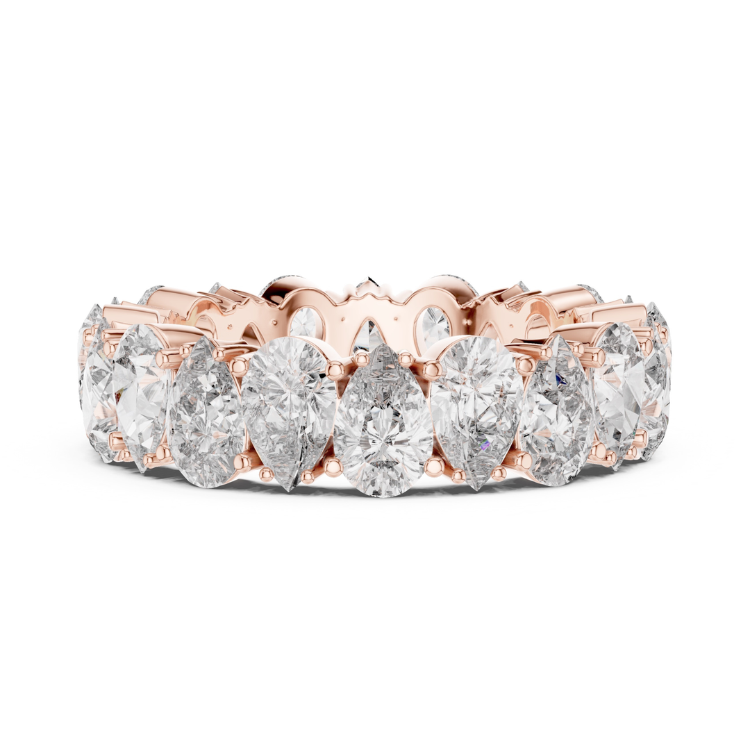 Pear 5 ctw Diamond Eternity Band - B1128