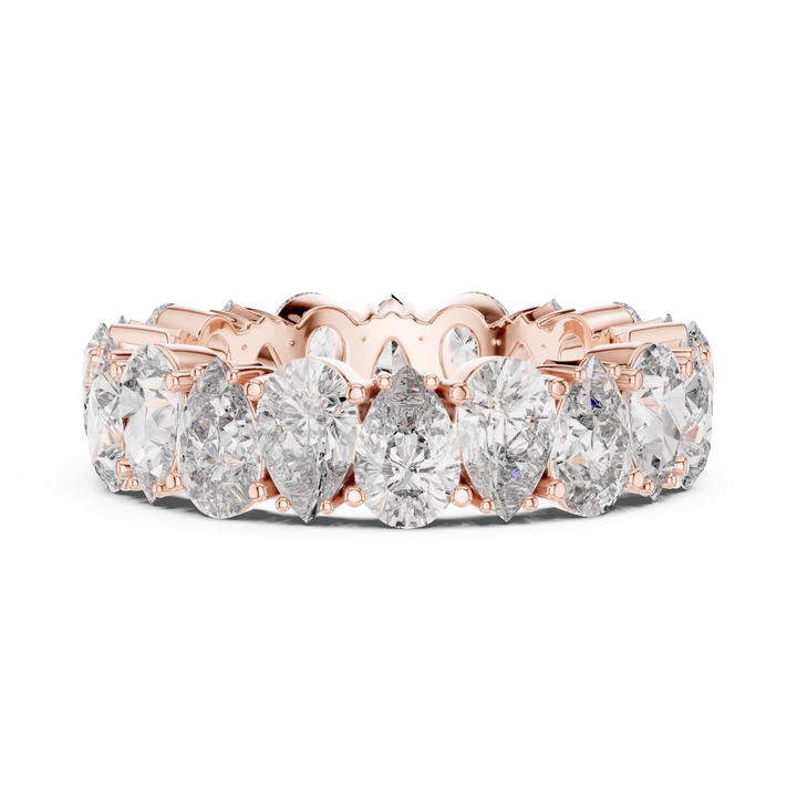 Pear 5 ctw Diamond Eternity Band - B1128