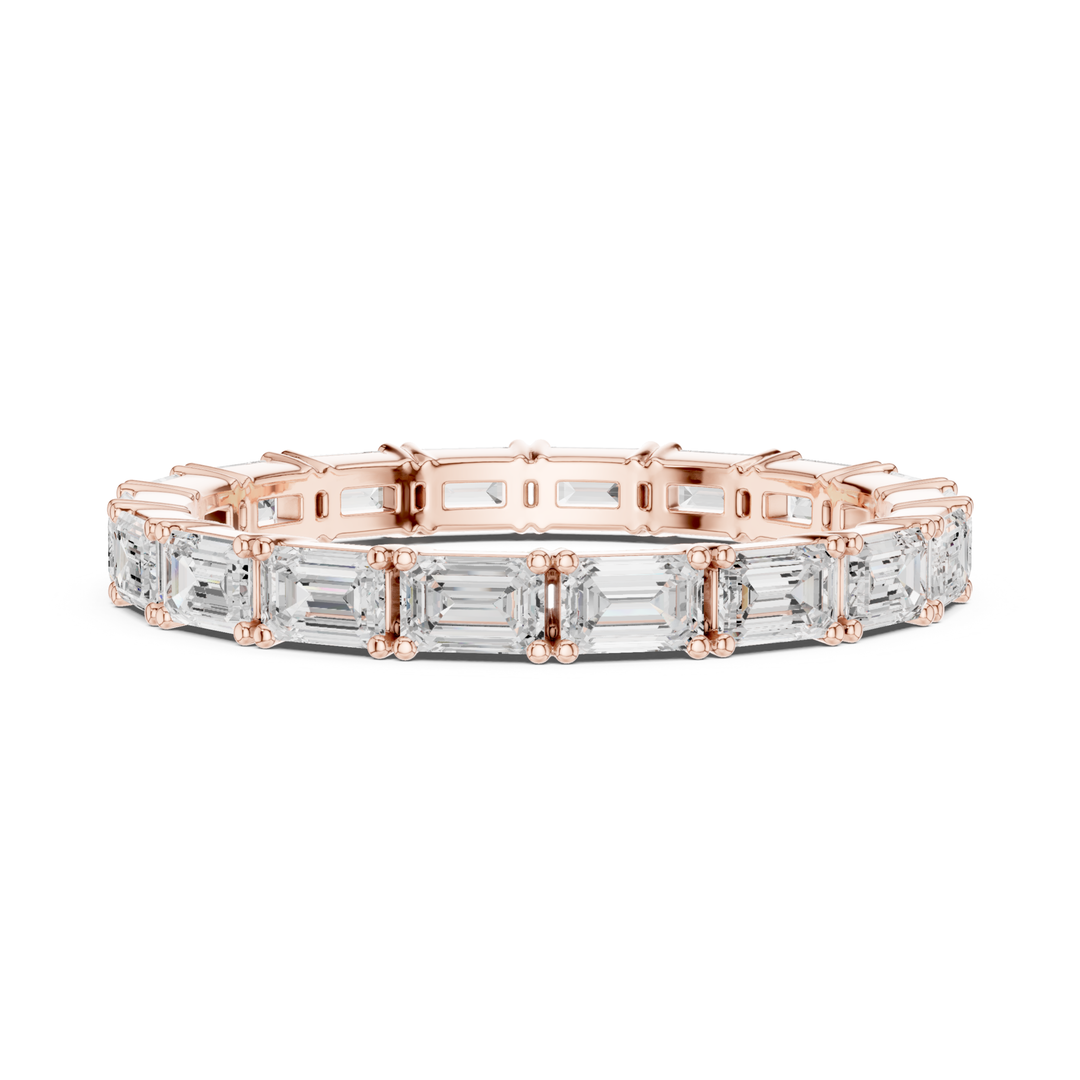 Classic Emerald Cut 1.58 ctw Diamond Eternity Band - B1179