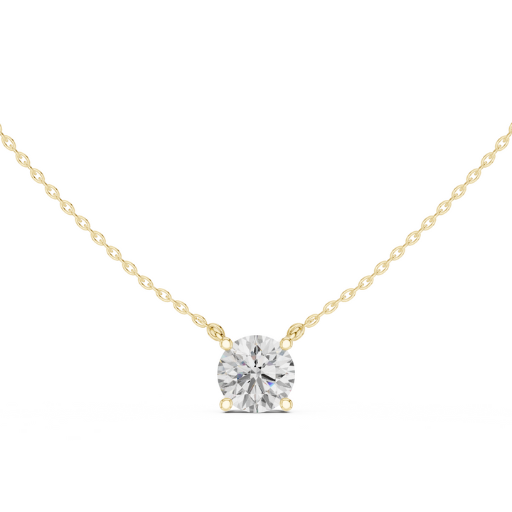 Round Cut Diamond Solitaire Pendant – P1134RD