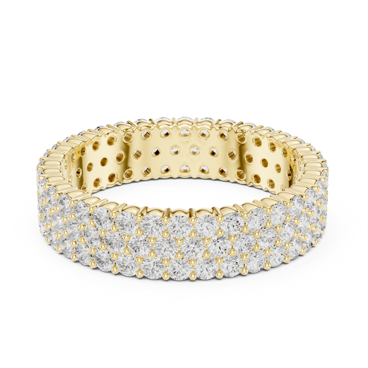 Multi-Row Round 1.94 ctw Diamond Eternity Band - B1147