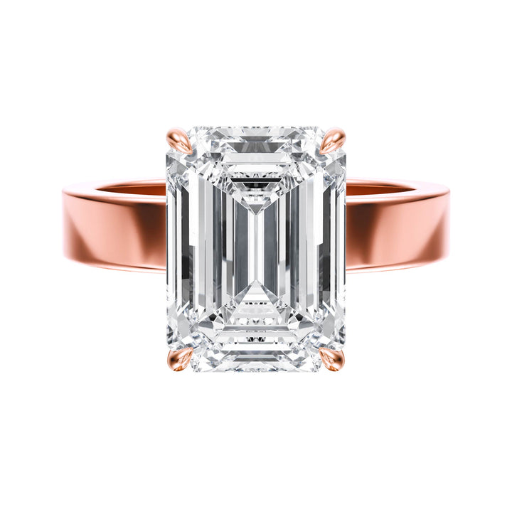Serene Emerald Diamond Engagement Ring  - R1059