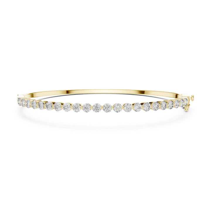 Round Diamond Bangle Bracelet - BC110