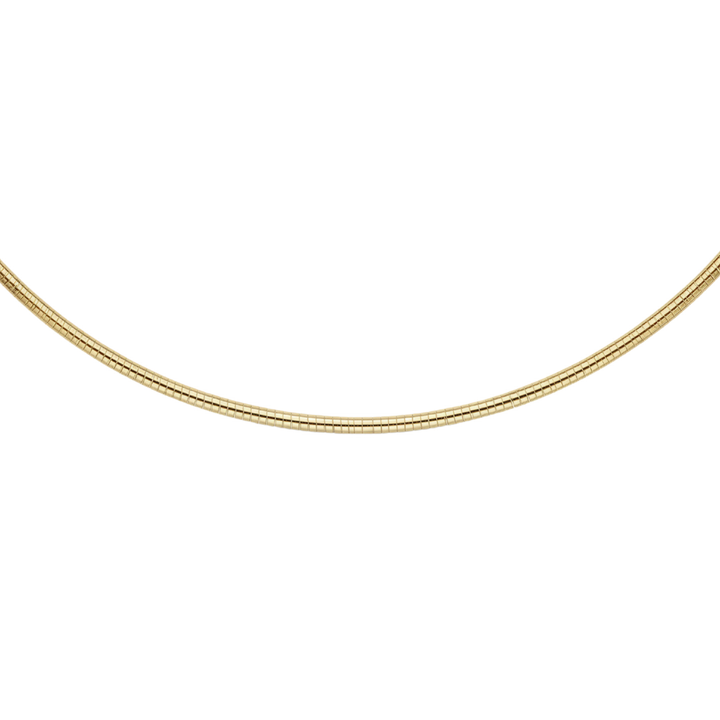 Omega Chain 14K Gold Necklace