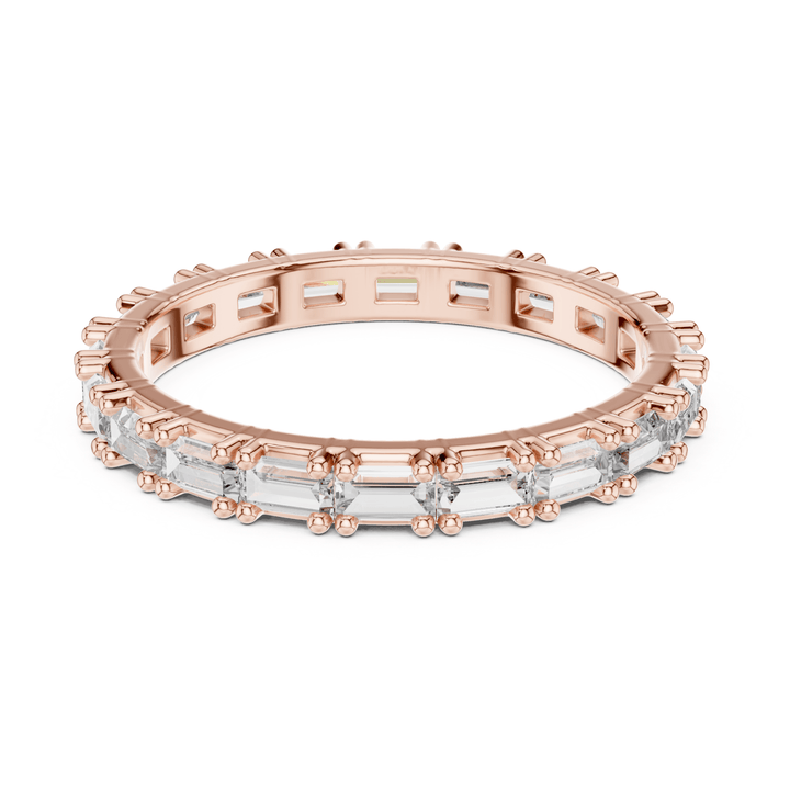 Baguette 1.25 ctw Diamond Eternity Band - B1177 in Wedding Bands by 18 KARATS INC.