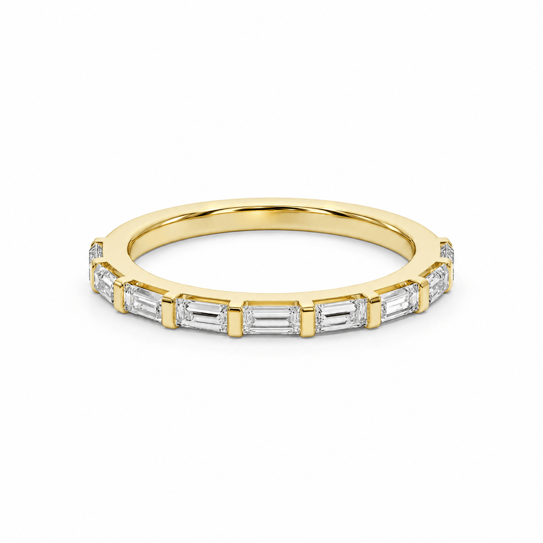 Baguette Diamond 0.50 ctw Wedding Band in Wedding Bands by 18 KARATS INC.