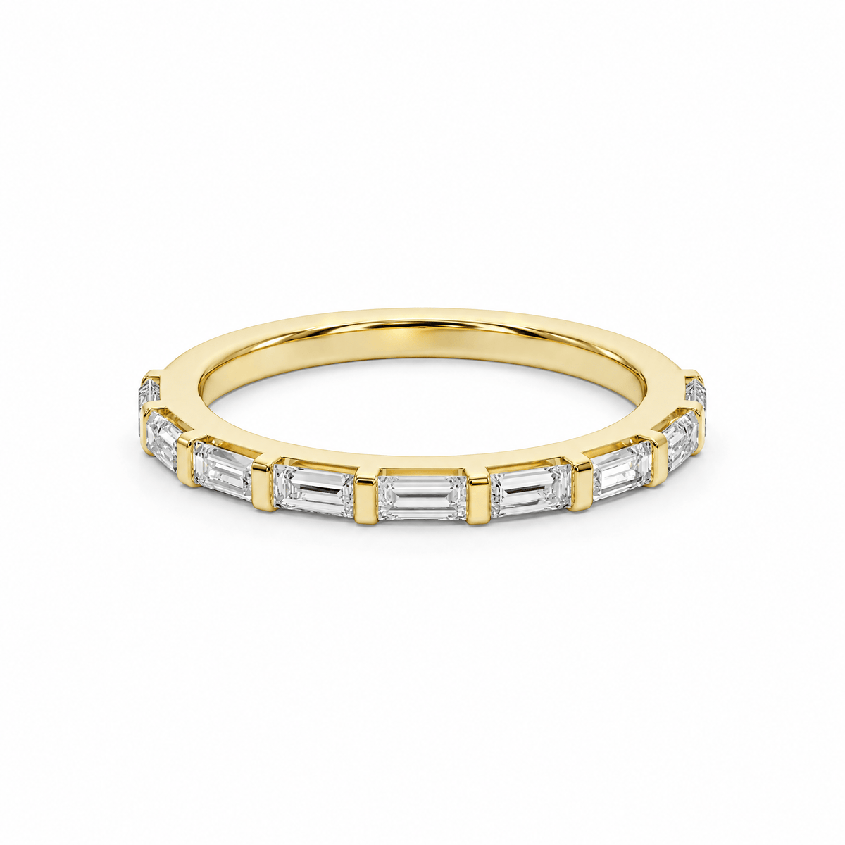 Baguette Diamond 0.50 ctw Wedding Band in Wedding Bands by 18 KARATS INC.
