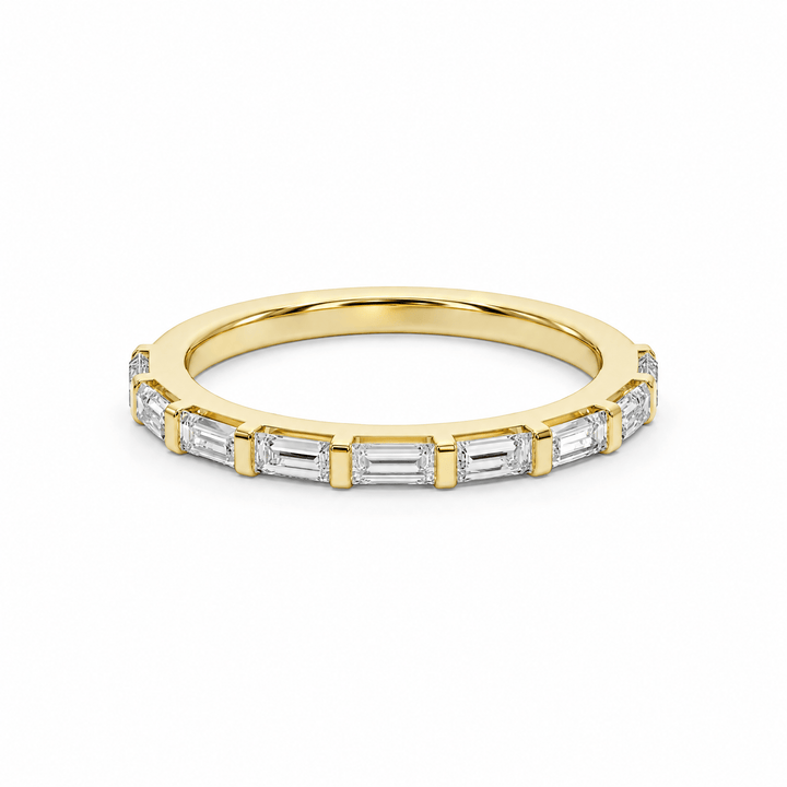 Baguette Diamond 0.50 ctw Wedding Band in Wedding Bands by 18 KARATS INC.