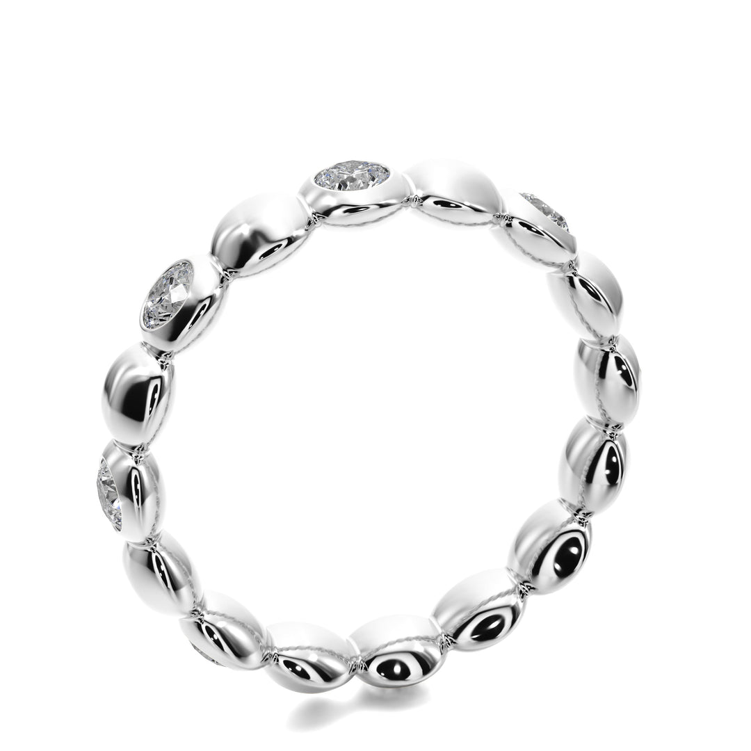 Bubble Wedding Band - B1018 in Wedding Bands by 18 KARATS