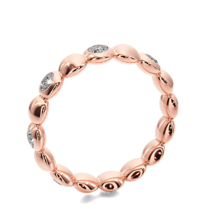 Bubble Wedding Band - B1018 in Wedding Bands by 18 KARATS