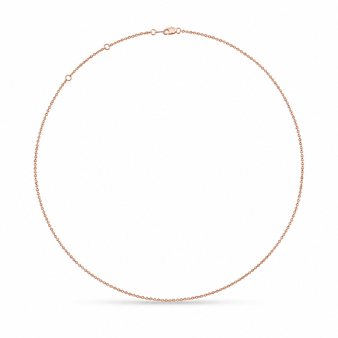 Cable Chain 14K Gold Necklace in Necklace by 18 KARATS INC.