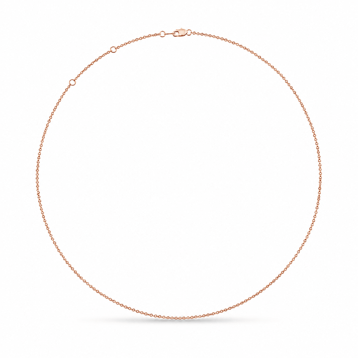 Cable Chain 14K Gold Necklace in Necklace by 18 KARATS INC.
