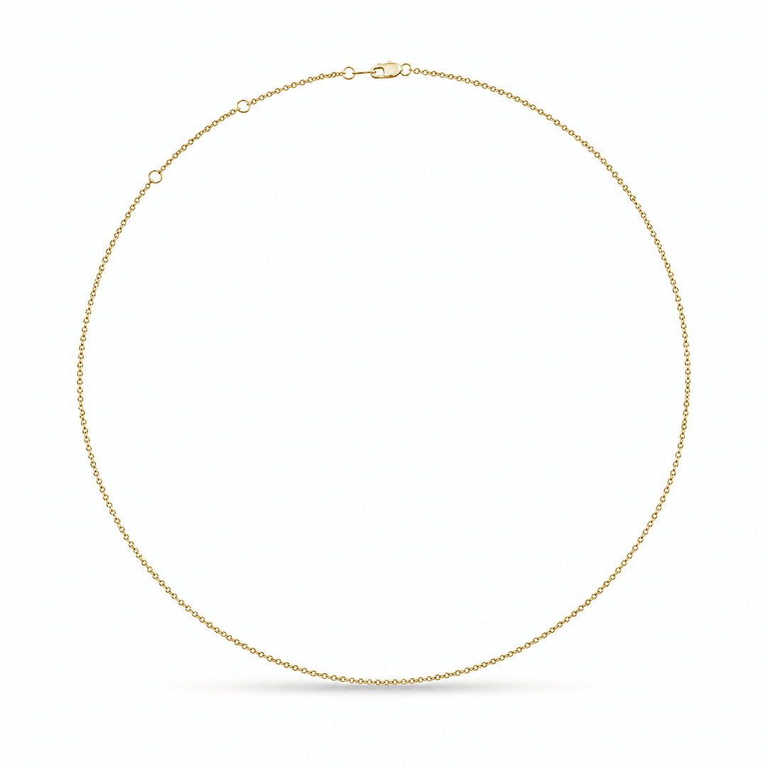 Cable Chain 14K Gold Necklace in Necklace by 18 KARATS INC.