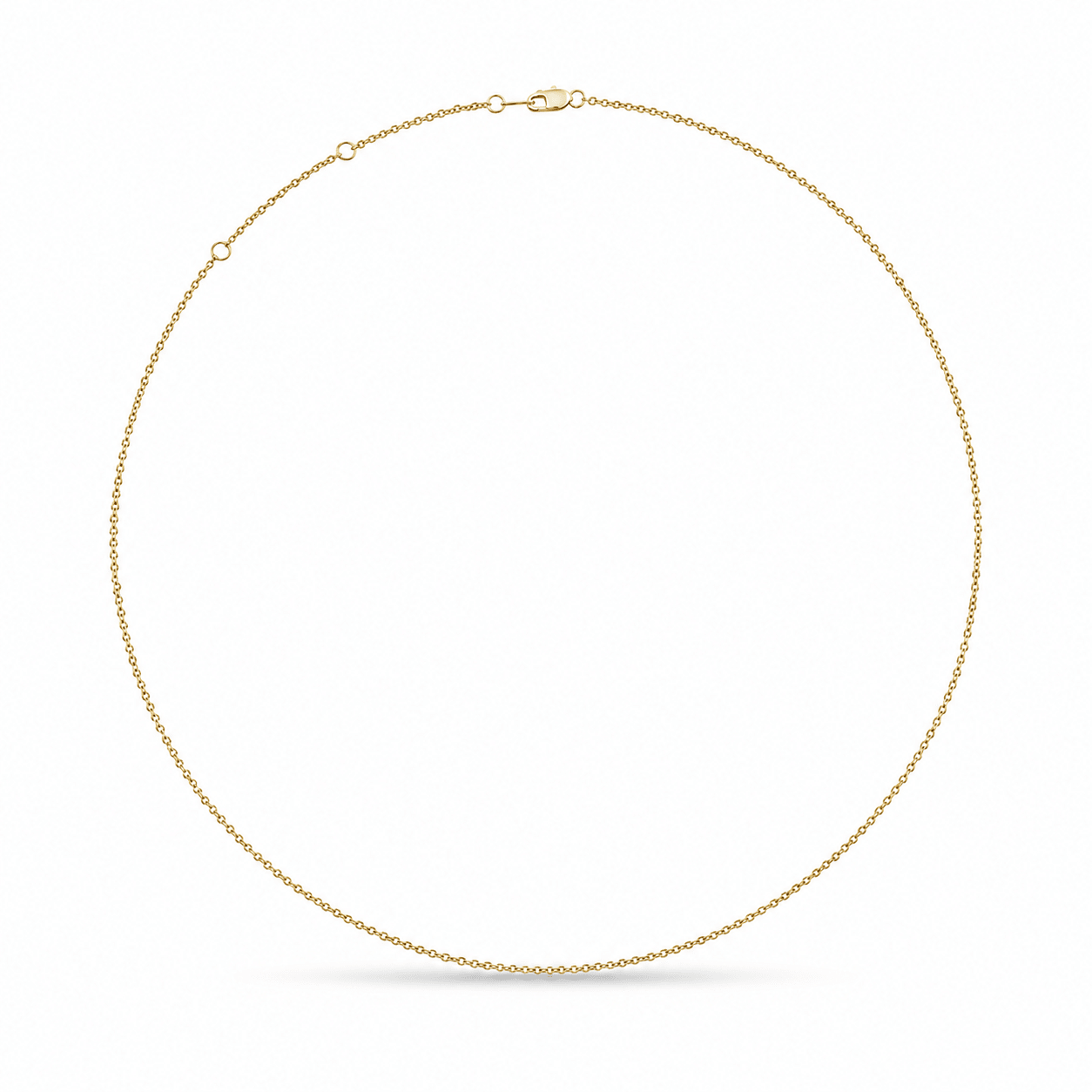 Cable Chain 14K Gold Necklace in Necklace by 18 KARATS INC.