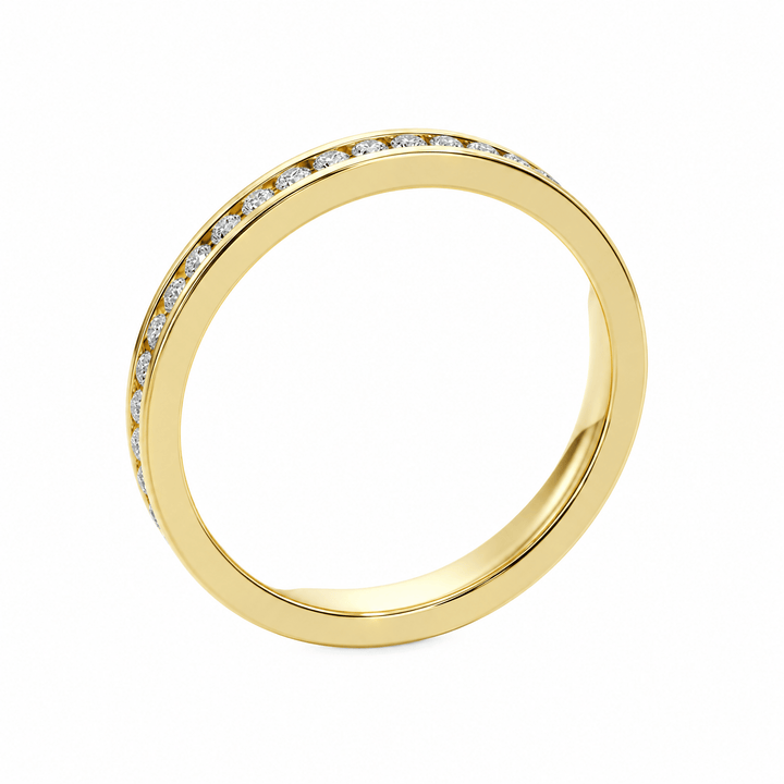Channel Round 0.30 ctw Diamond Wedding Band in Wedding Bands by 18 KARATS INC.