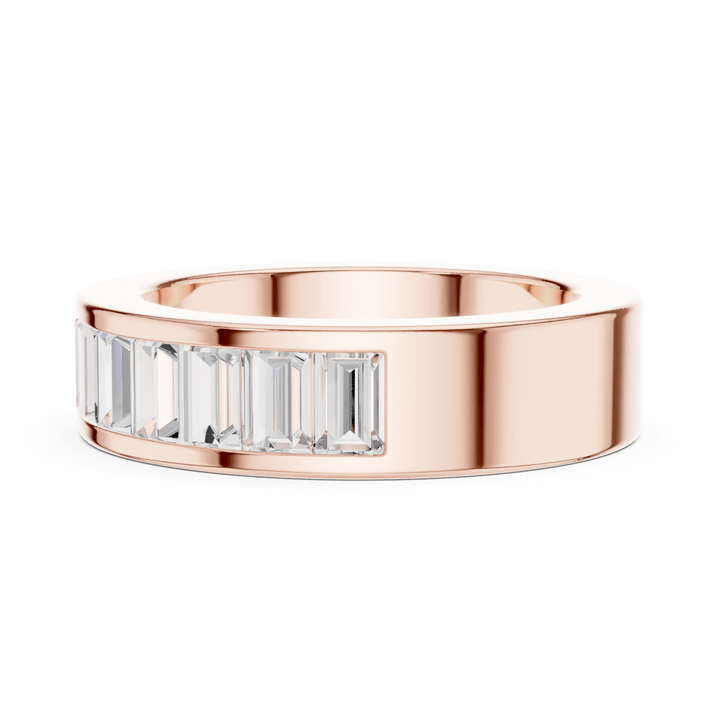 Channel Set Baguette 2.2 ctw Diamond Band - B1154 in Wedding Bands by 18 KARATS INC.