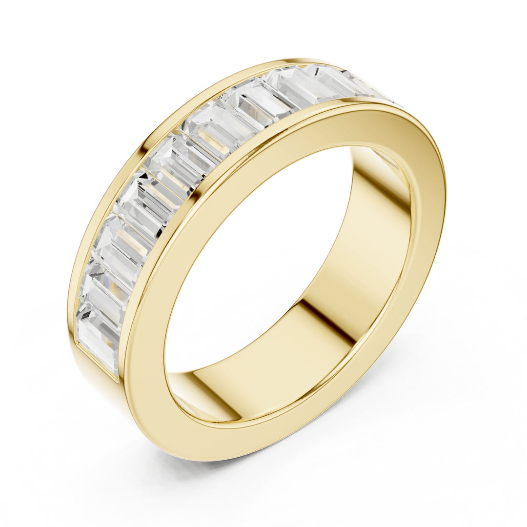 Channel Set Baguette 2.2 ctw Diamond Band - B1154 in Wedding Bands by 18 KARATS INC.