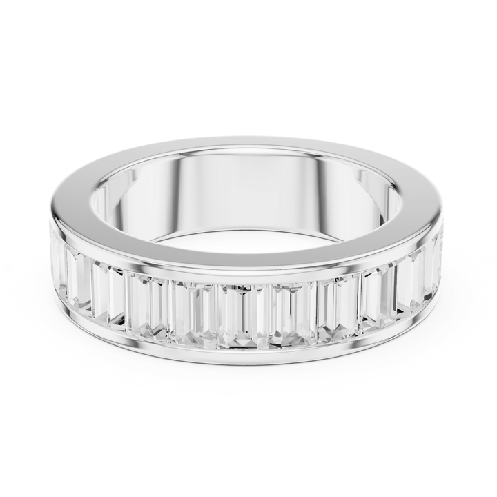 Channel Set Baguette 2.2 ctw Diamond Band - B1154 in Wedding Bands by 18 KARATS INC.