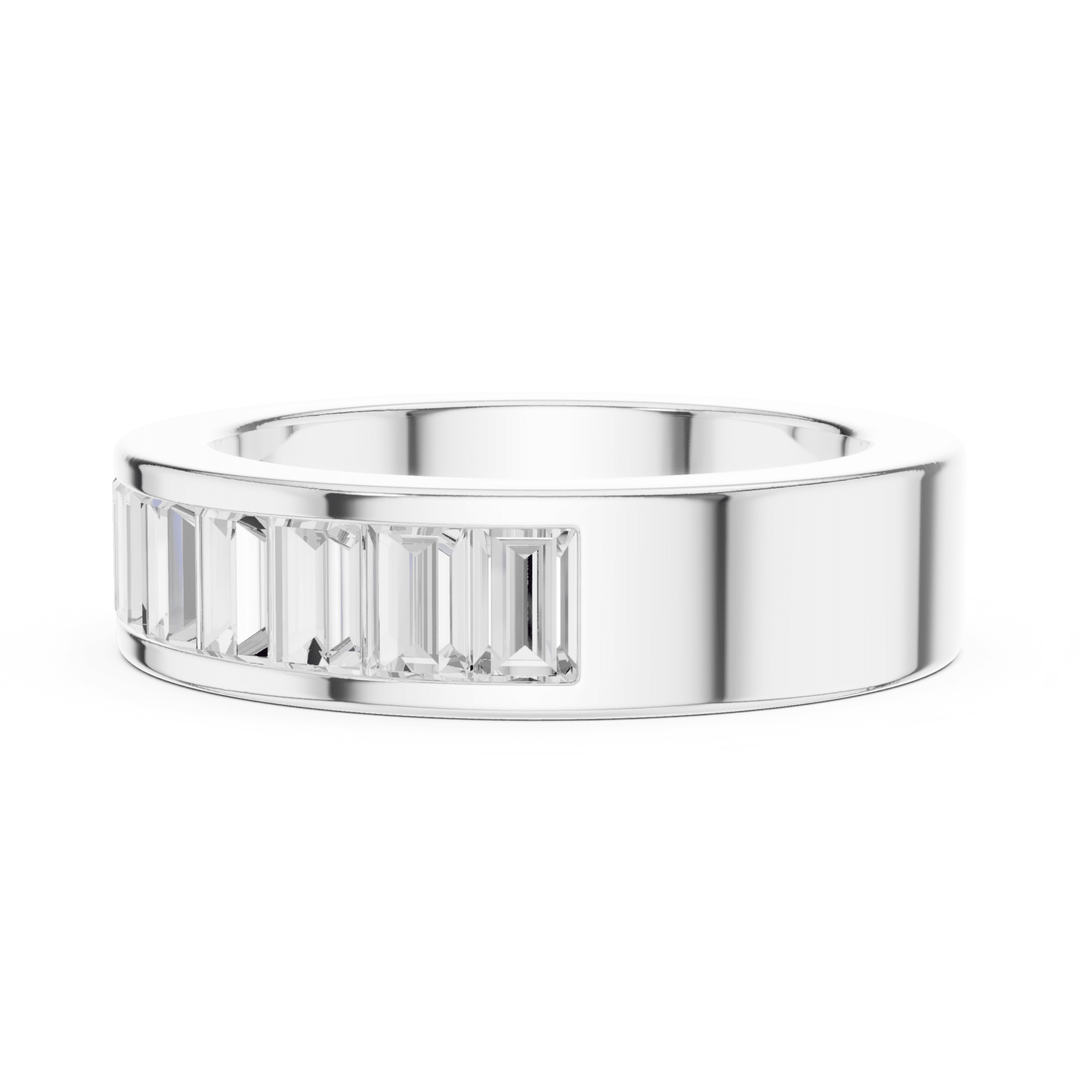 Channel Set Baguette 2.2 ctw Diamond Band - B1154 in Wedding Bands by 18 KARATS INC.