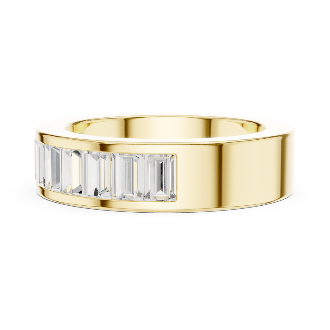 Channel Set Baguette 2.2 ctw Diamond Band - B1154 in Wedding Bands by 18 KARATS INC.