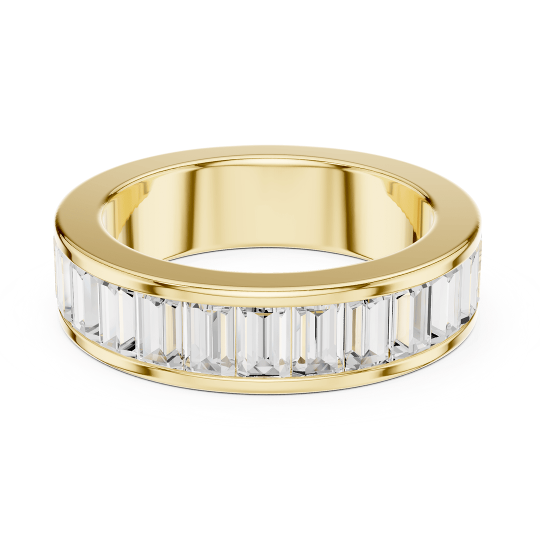 Channel Set Baguette 2.2 ctw Diamond Band - B1154 in Wedding Bands by 18 KARATS INC.