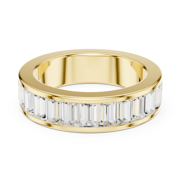 Channel Set Baguette 2.2 ctw Diamond Band - B1154 in Wedding Bands by 18 KARATS INC.