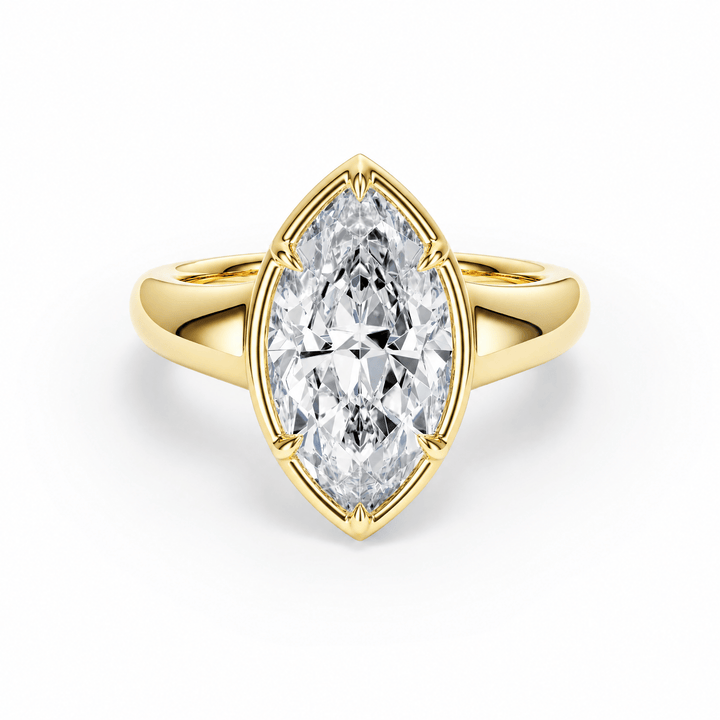 Chunky Marquise Diamond Engagement Ring in Ring by 18 KARATS INC.