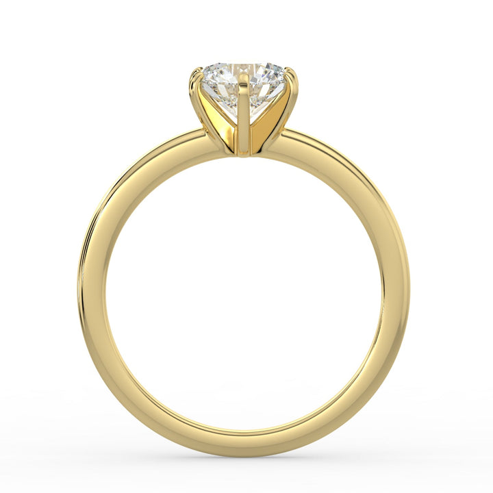 Classic Beauty Solitaire Engagement Ring -  R1008 in Ring by 18 KARATS