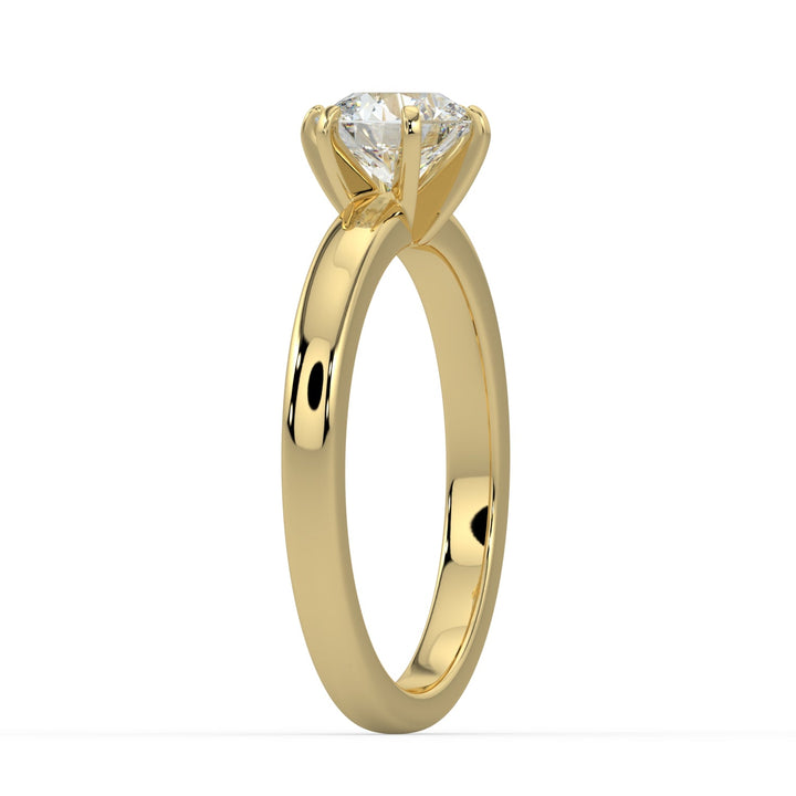 Classic Beauty Solitaire Engagement Ring -  R1008 in Ring by 18 KARATS