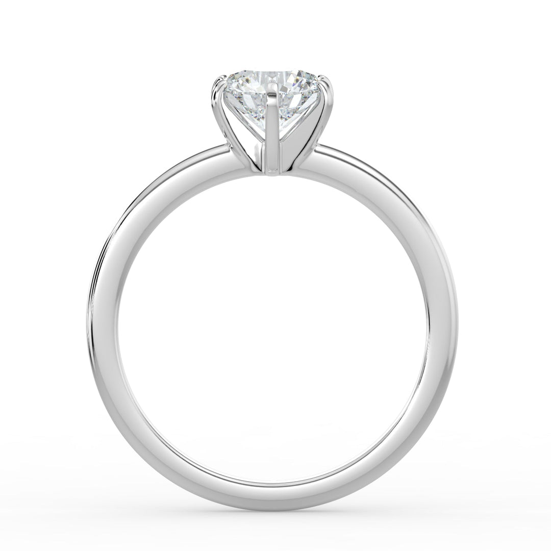 Classic Beauty Solitaire Engagement Ring -  R1008 in Ring by 18 KARATS