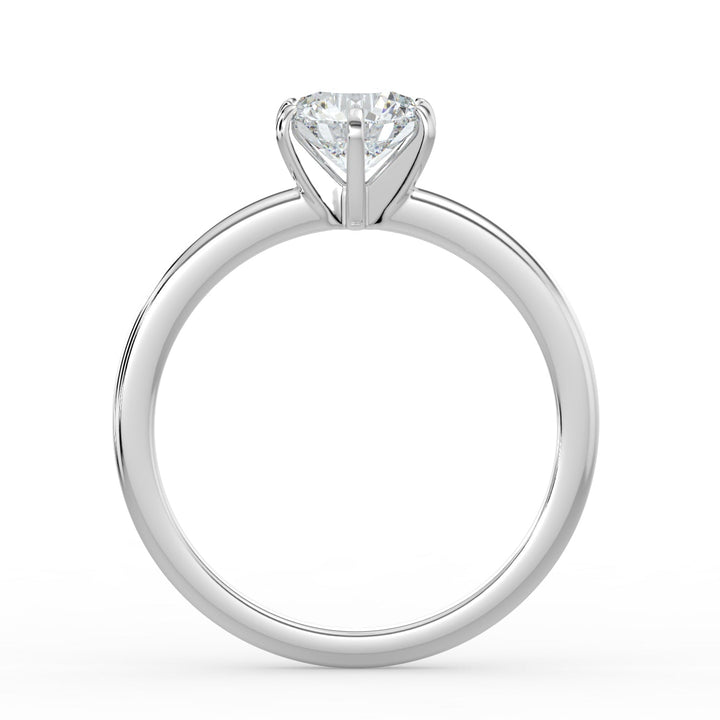 Classic Beauty Solitaire Engagement Ring -  R1008 in Ring by 18 KARATS