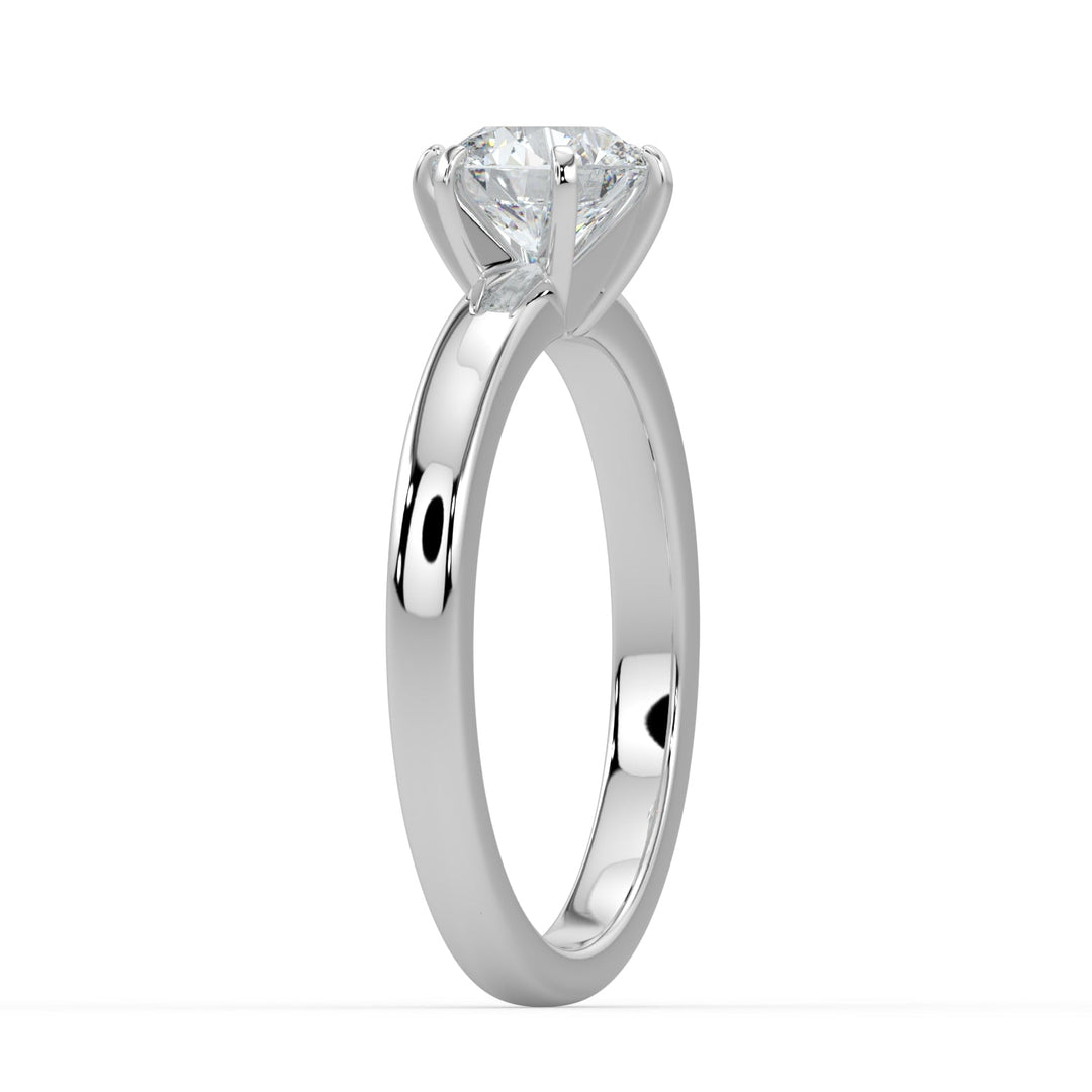 Classic Beauty Solitaire Engagement Ring -  R1008 in Ring by 18 KARATS