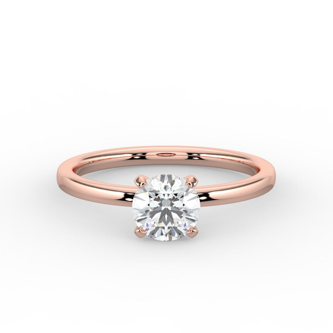 Classic Dream Solitaire Engagement Ring - R1003 in by 18 KARATS