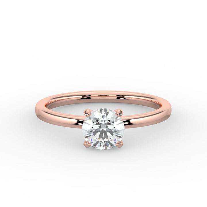 Classic Dream Solitaire Engagement Ring - R1003 in by 18 KARATS