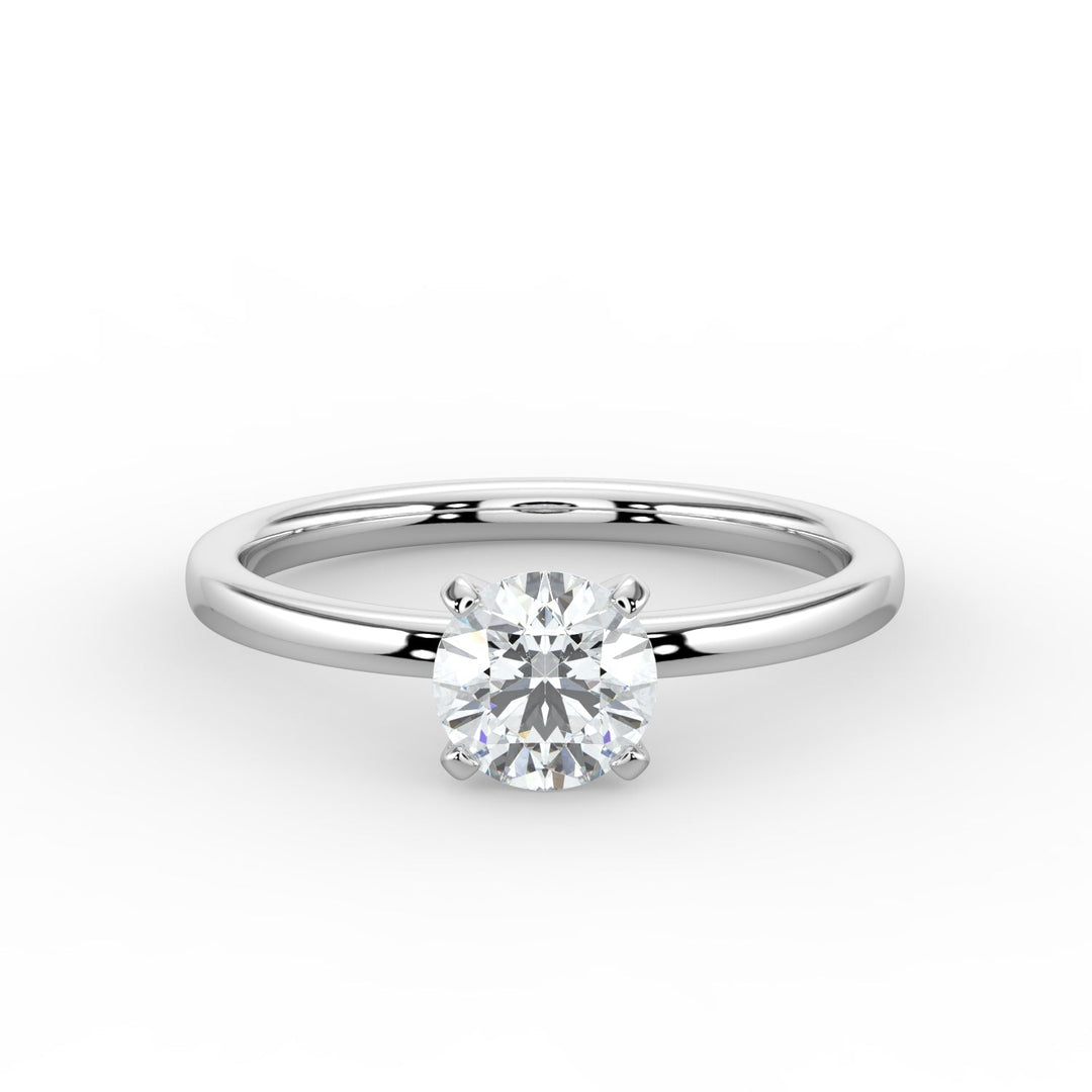 Classic Dream Solitaire Engagement Ring - R1003 in by 18 KARATS