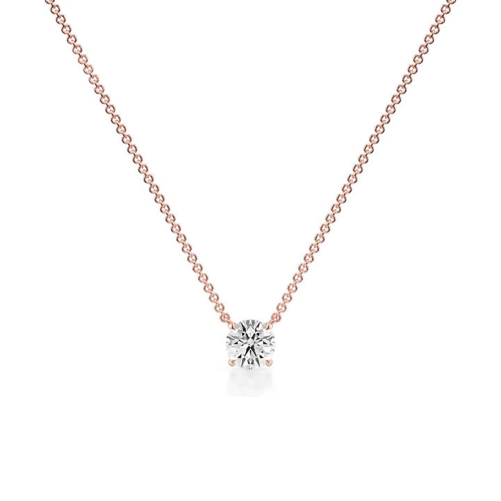 Classic Drop Solitaire Pendant — P1101 in by 18 KARATS