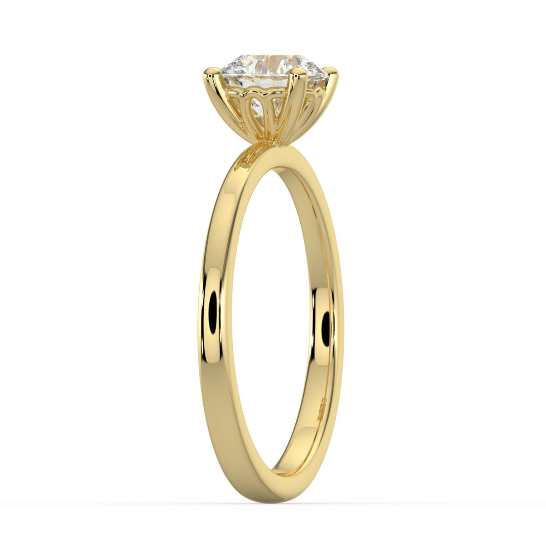 Classic Elegance Solitaire Engagement Ring - R1001 in Ring by 18 KARATS