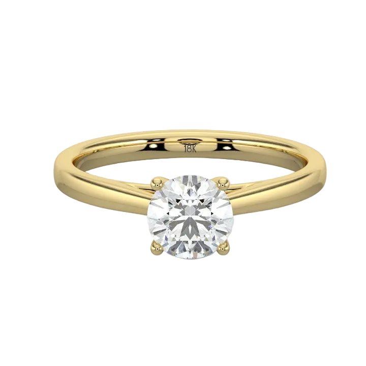 Classic Elegance Solitaire Engagement Ring - R1001 in Ring by 18 KARATS
