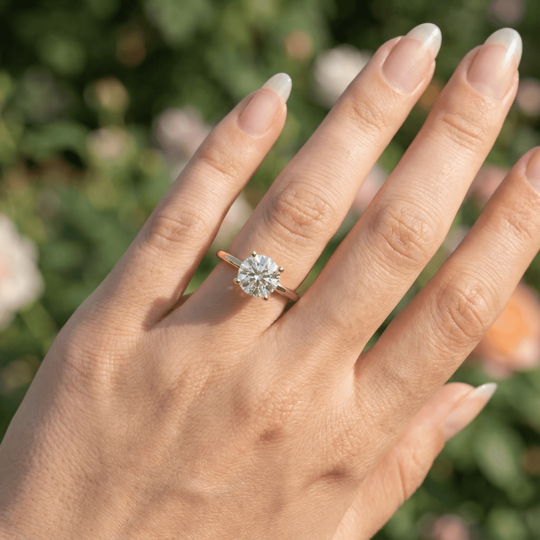 Classic Elegance Solitaire Engagement Ring - R1001 in Ring by 18 KARATS