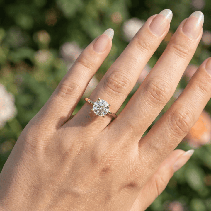 Classic Elegance Solitaire Engagement Ring - R1001 in Ring by 18 KARATS