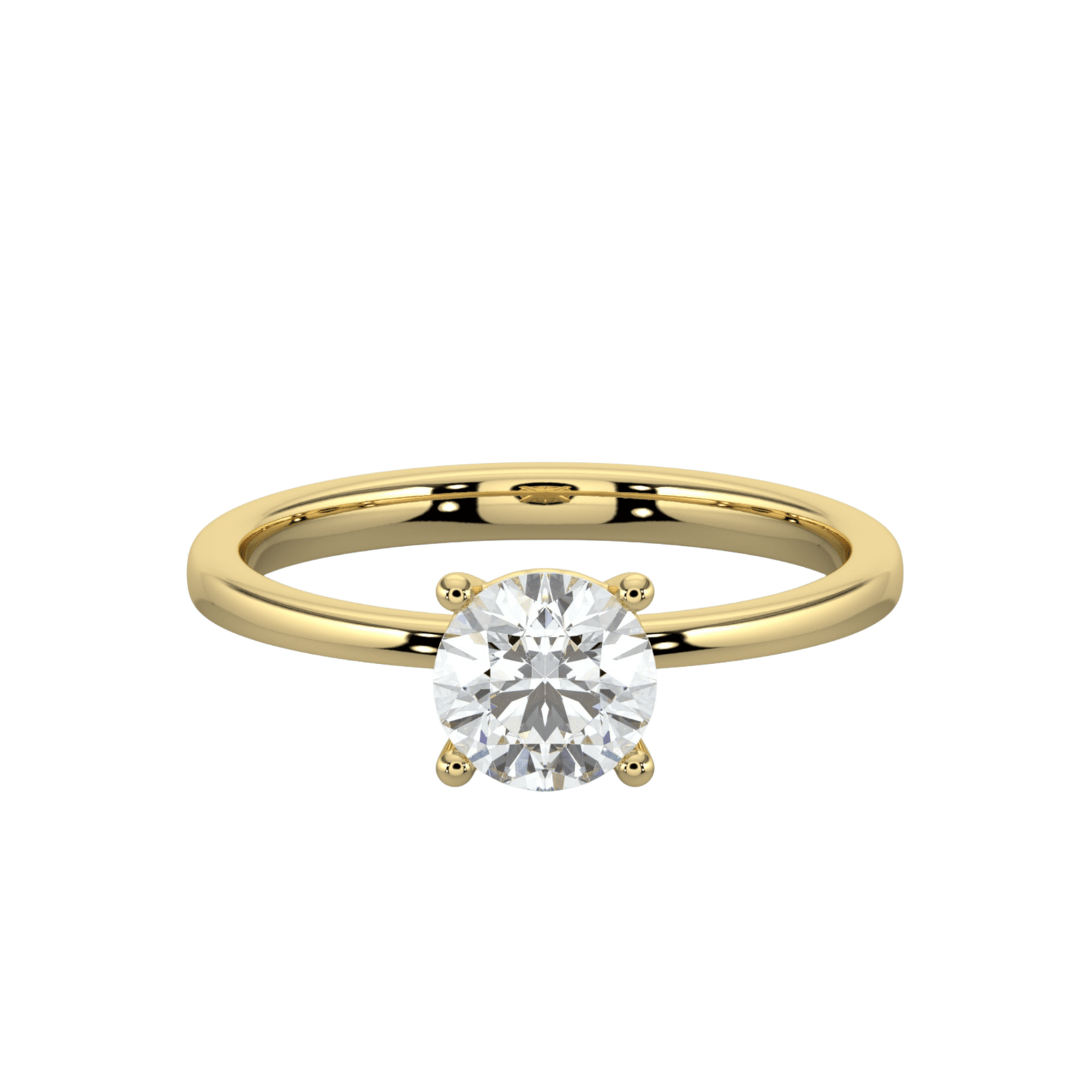 Classic Elegance Solitaire Engagement Ring - R1001 in Ring by 18 KARATS