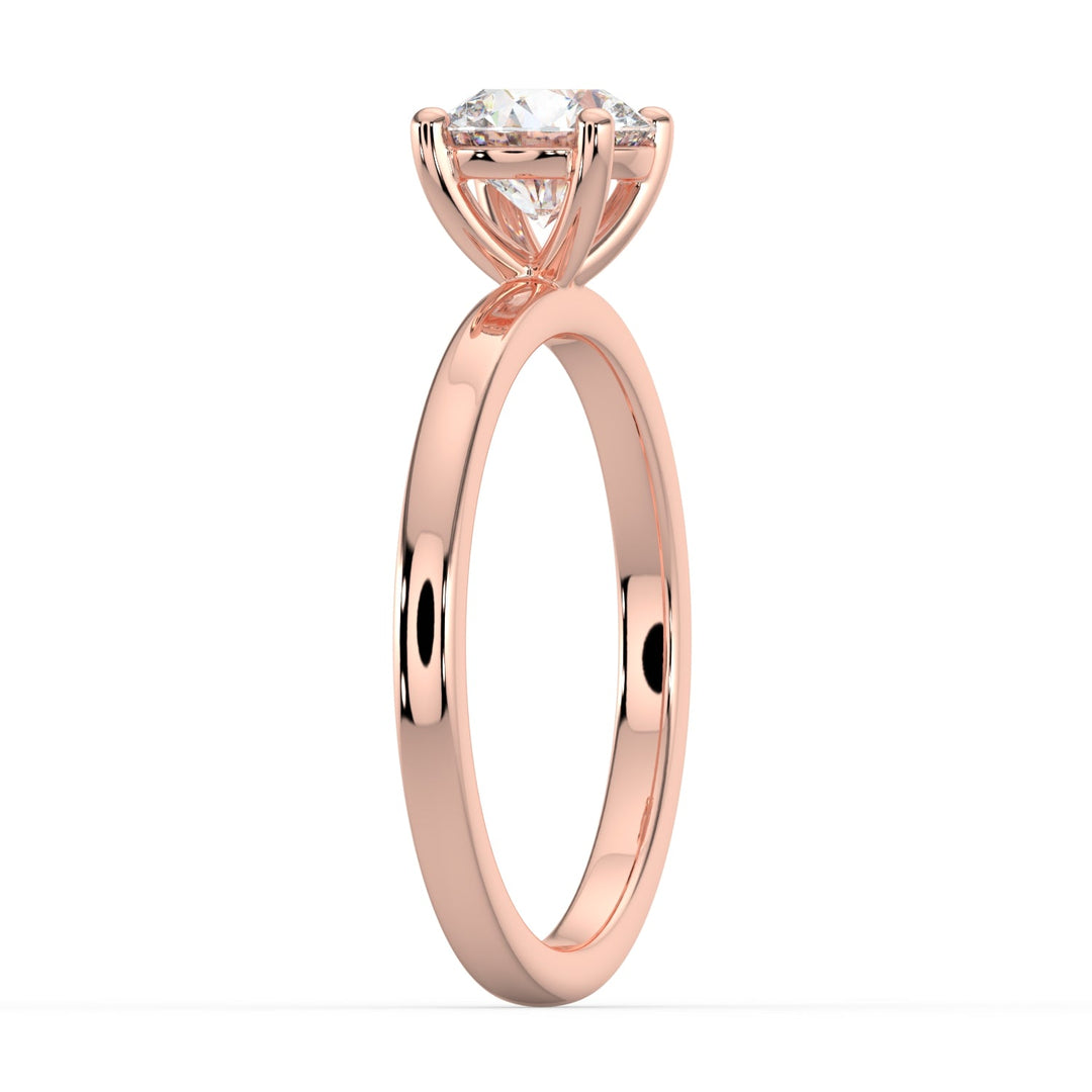 "Classic Infusion” Solitaire Engagement Ring -  R1002 in Ring by 18 KARATS
