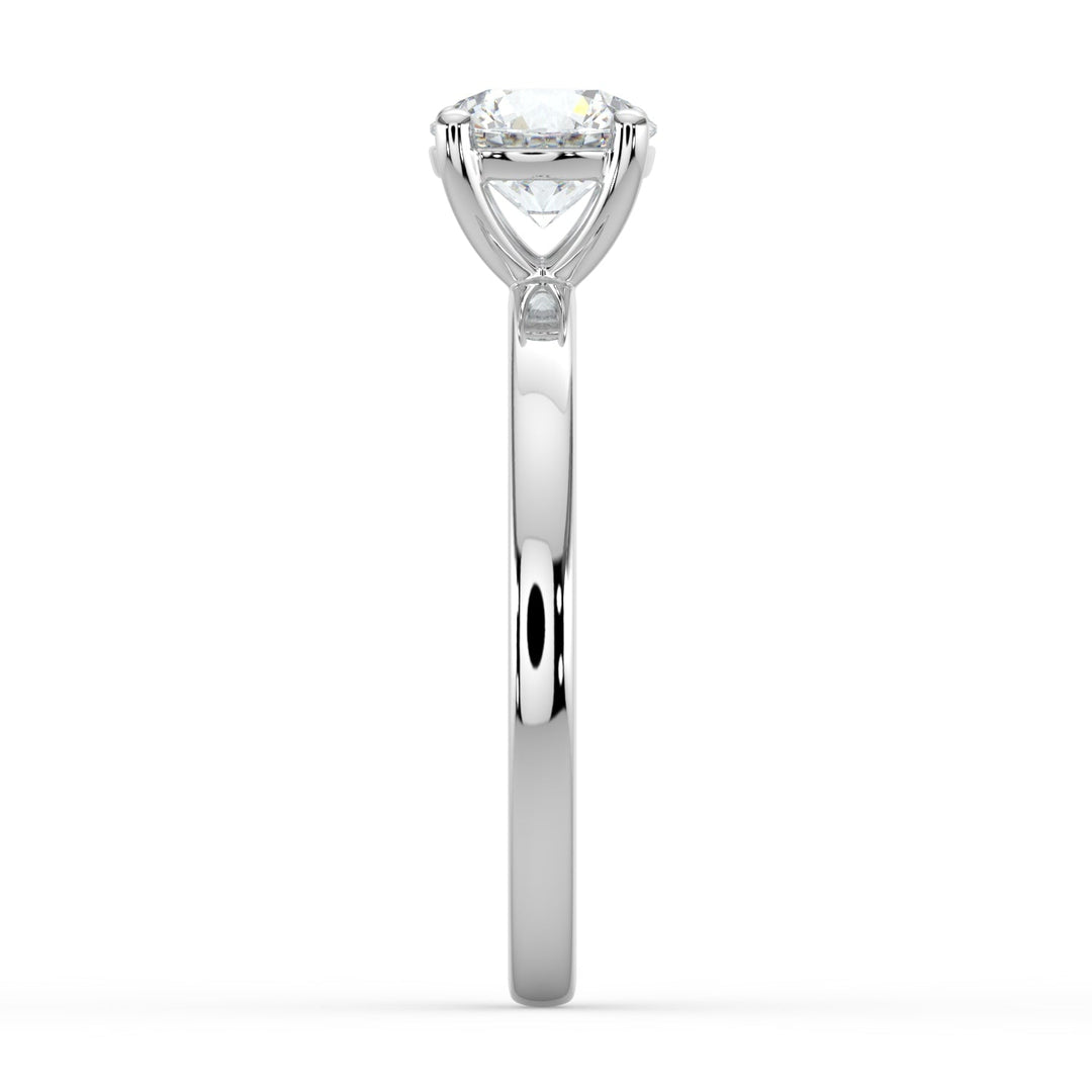 "Classic Infusion” Solitaire Engagement Ring -  R1002 in Ring by 18 KARATS