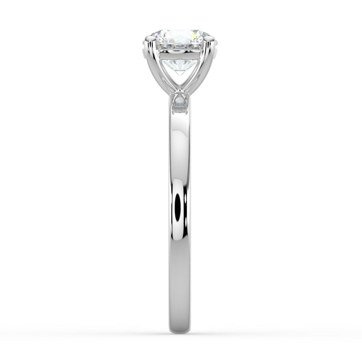 "Classic Infusion” Solitaire Engagement Ring -  R1002 in Ring by 18 KARATS
