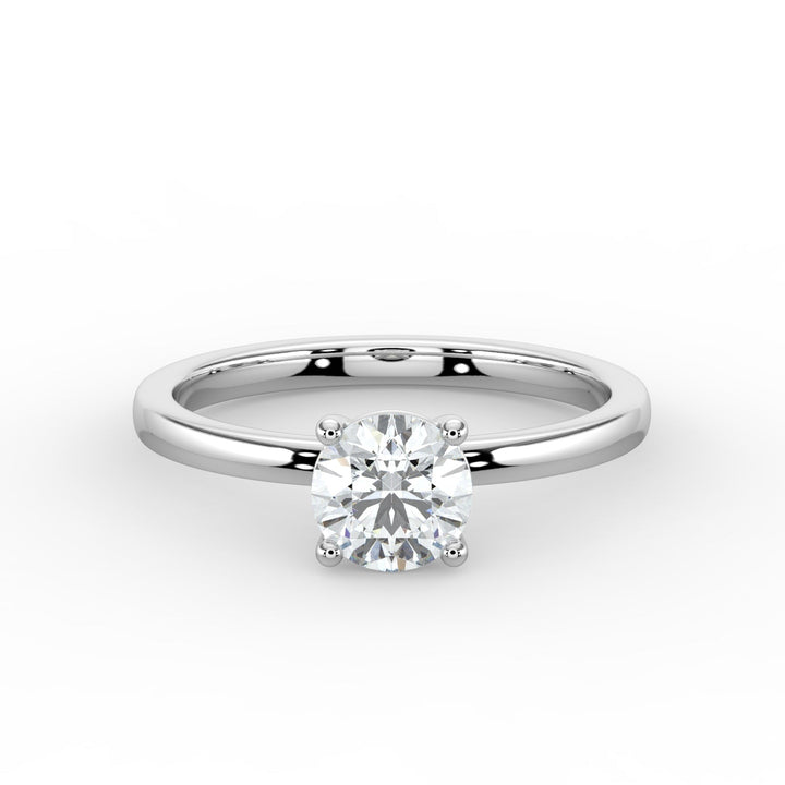 "Classic Infusion” Solitaire Engagement Ring -  R1002 in Ring by 18 KARATS